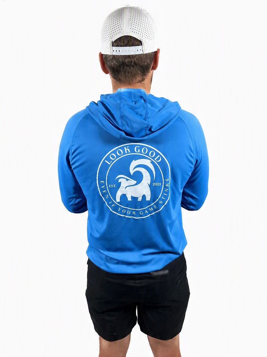 Hooded Long Sleeve (Royal Blue)