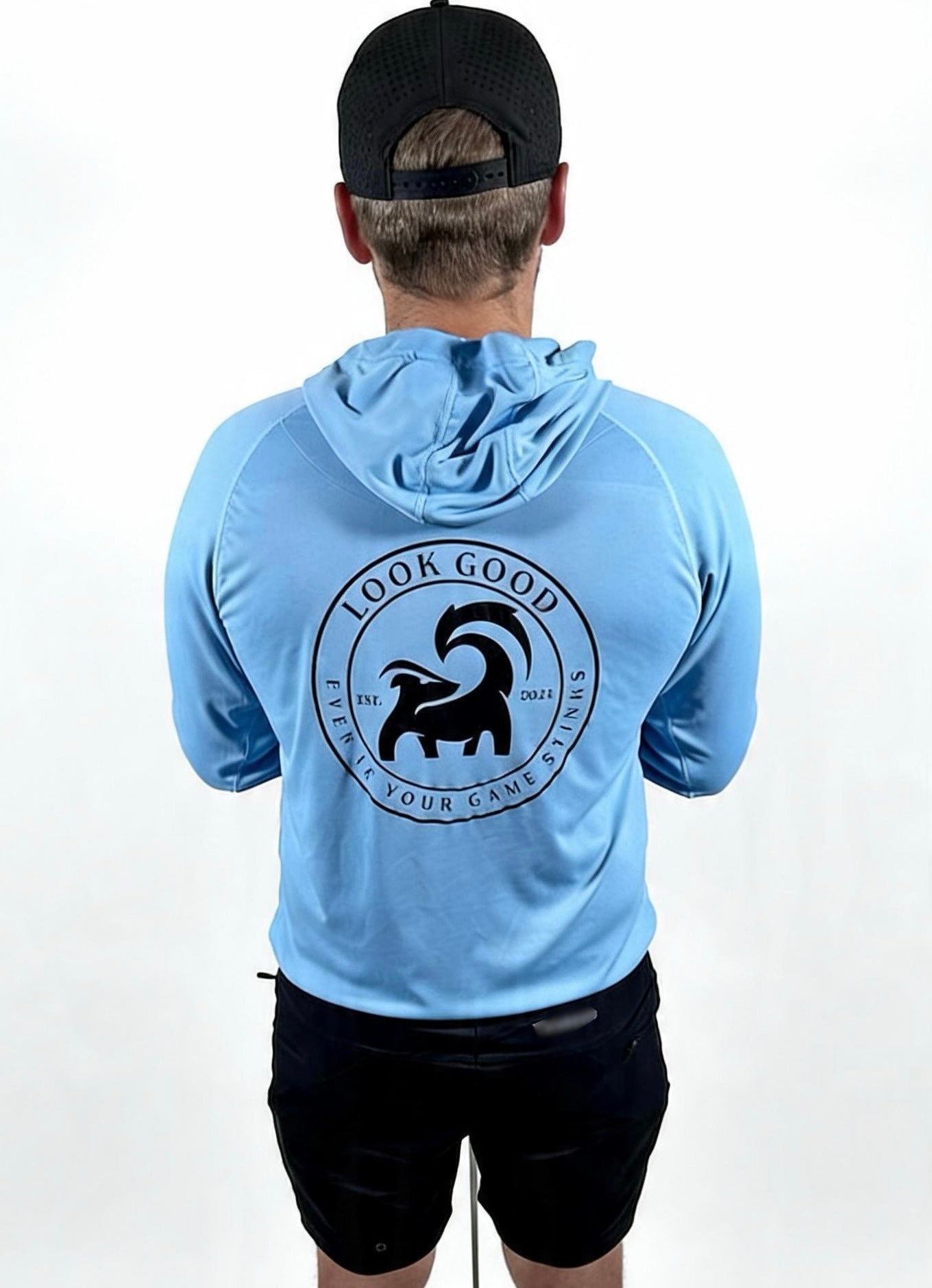 Hooded Long Sleeve (Light Blue)
