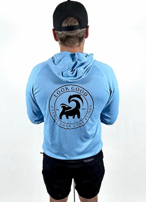 Hooded Long Sleeve (Light Blue)